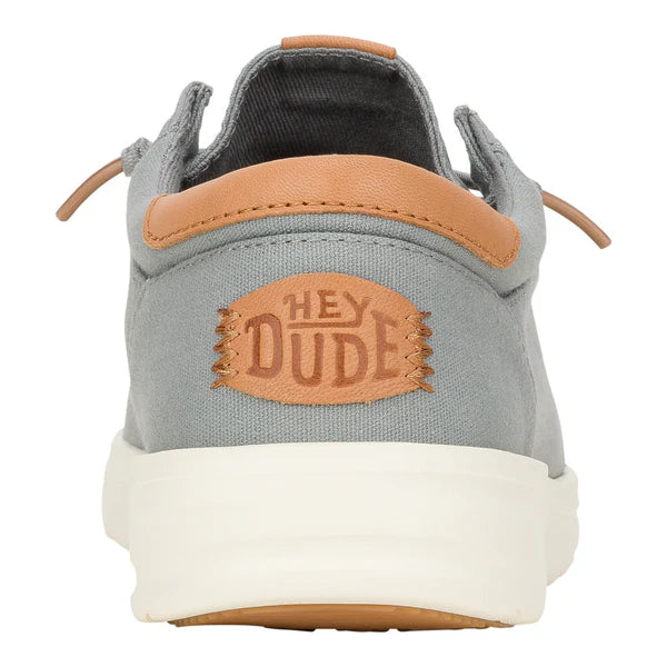 Men's Hey Dude Paul Canvas in Monument Grey