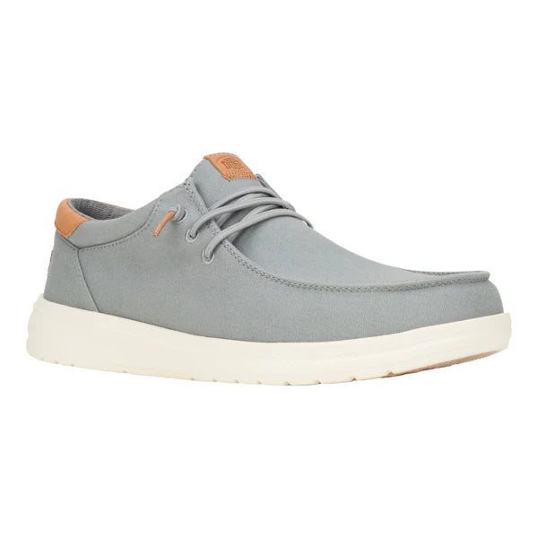 Men's Hey Dude Paul Canvas in Monument Grey