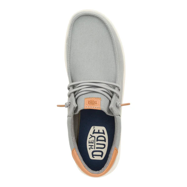 Men's Hey Dude Paul Canvas in Monument Grey