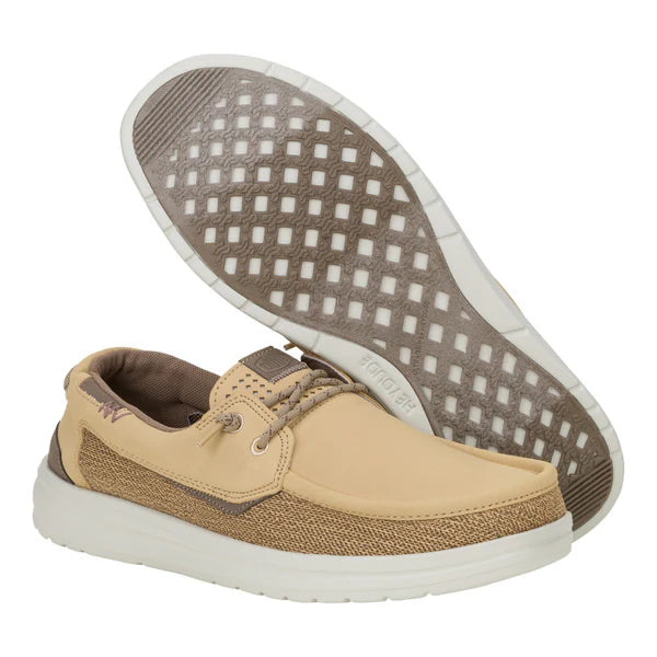 Men's Hey Dude Welsh Grip Classic Mesh in Incense/Morel Brown