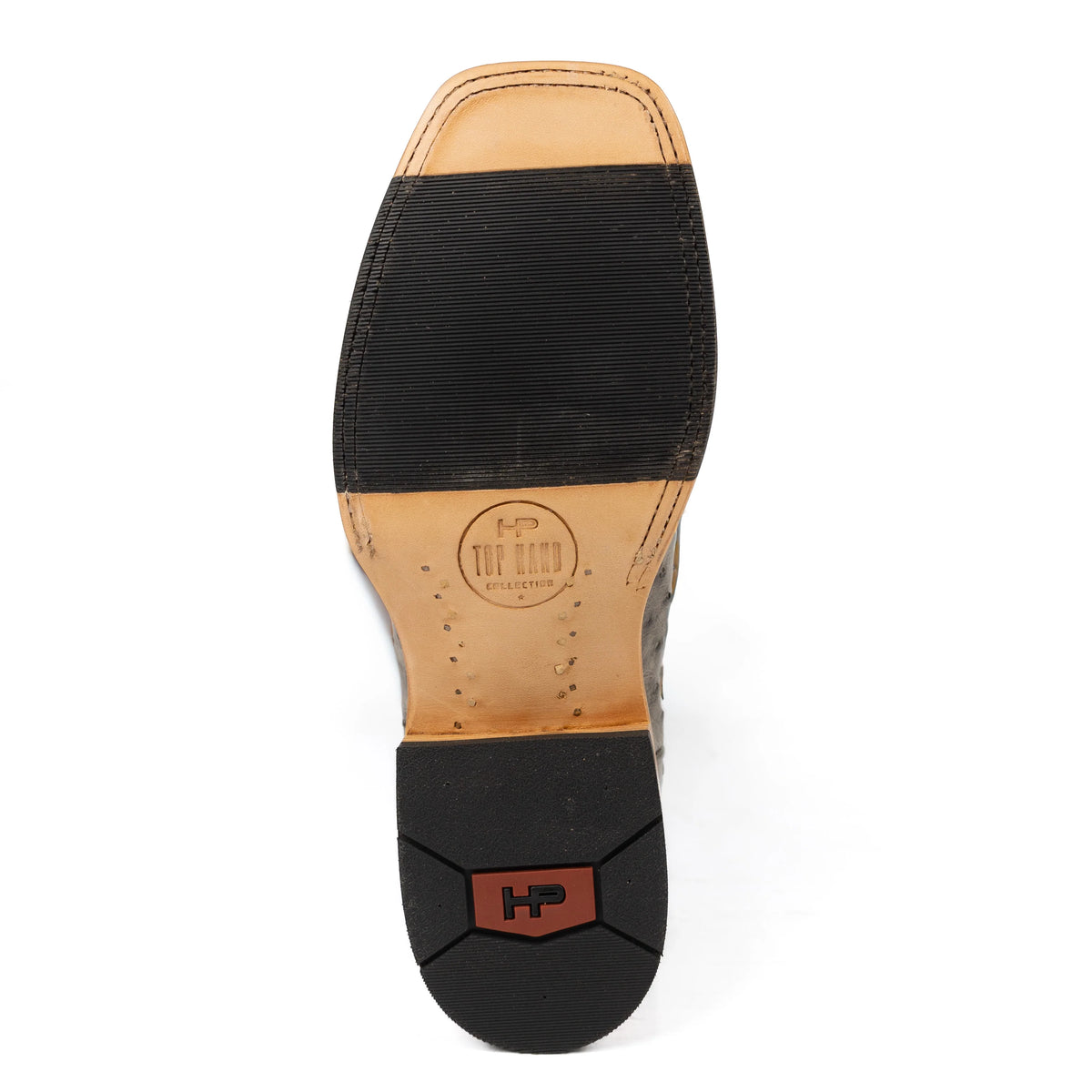 Horse Power | Men's Top Hand Serpentine Bruciato Full Quill Ostrich Boots
