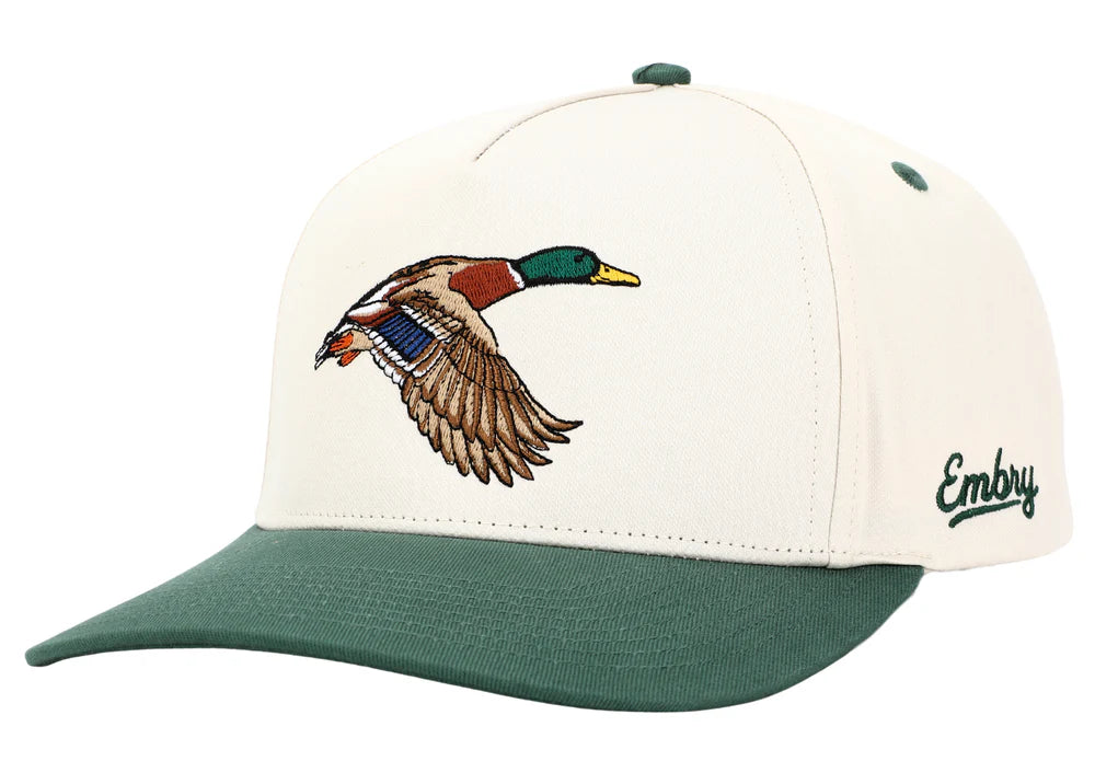 Embry Outdoors | Mallard Hat - Cream/Green