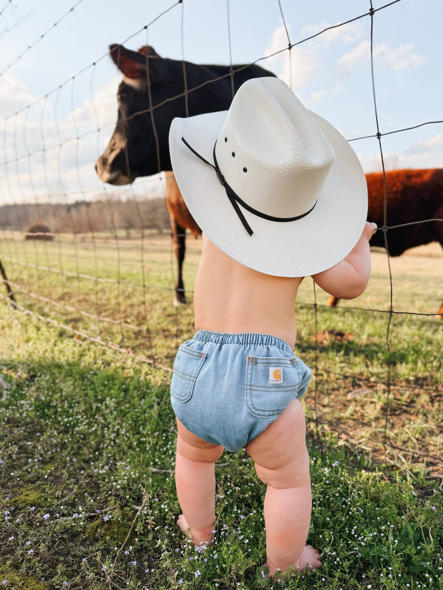 Carhartt Infant Rugged Flex Denim Diaper Cover