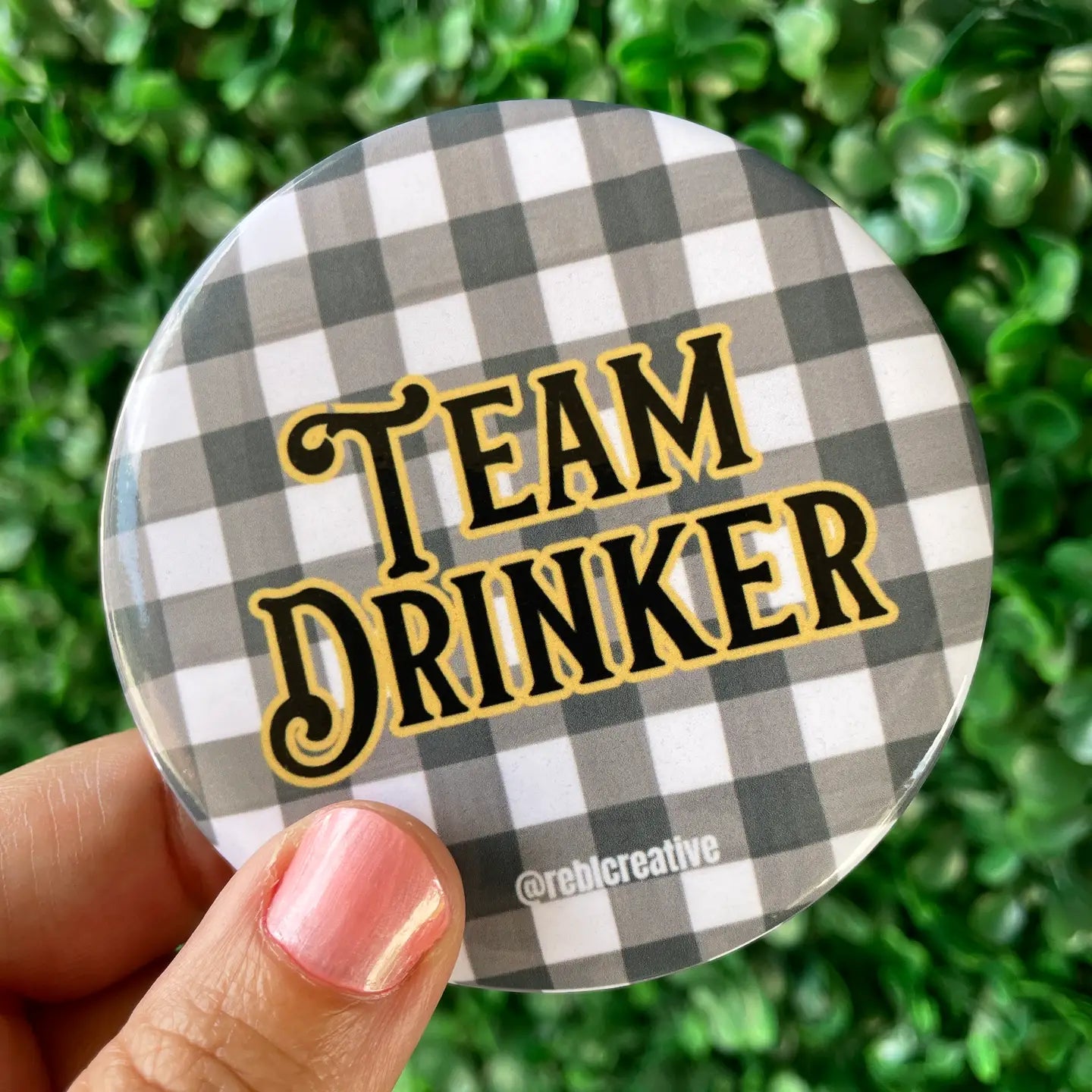 Team Drinker Game Day Button