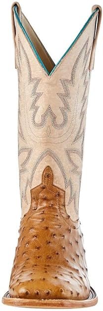 Women's Macie Bean Top Hand Antique Saddle Full Quill Ostrich Cowgirl Boot