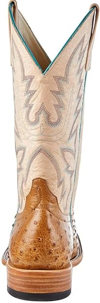 Women's Macie Bean Top Hand Antique Saddle Full Quill Ostrich Cowgirl Boot