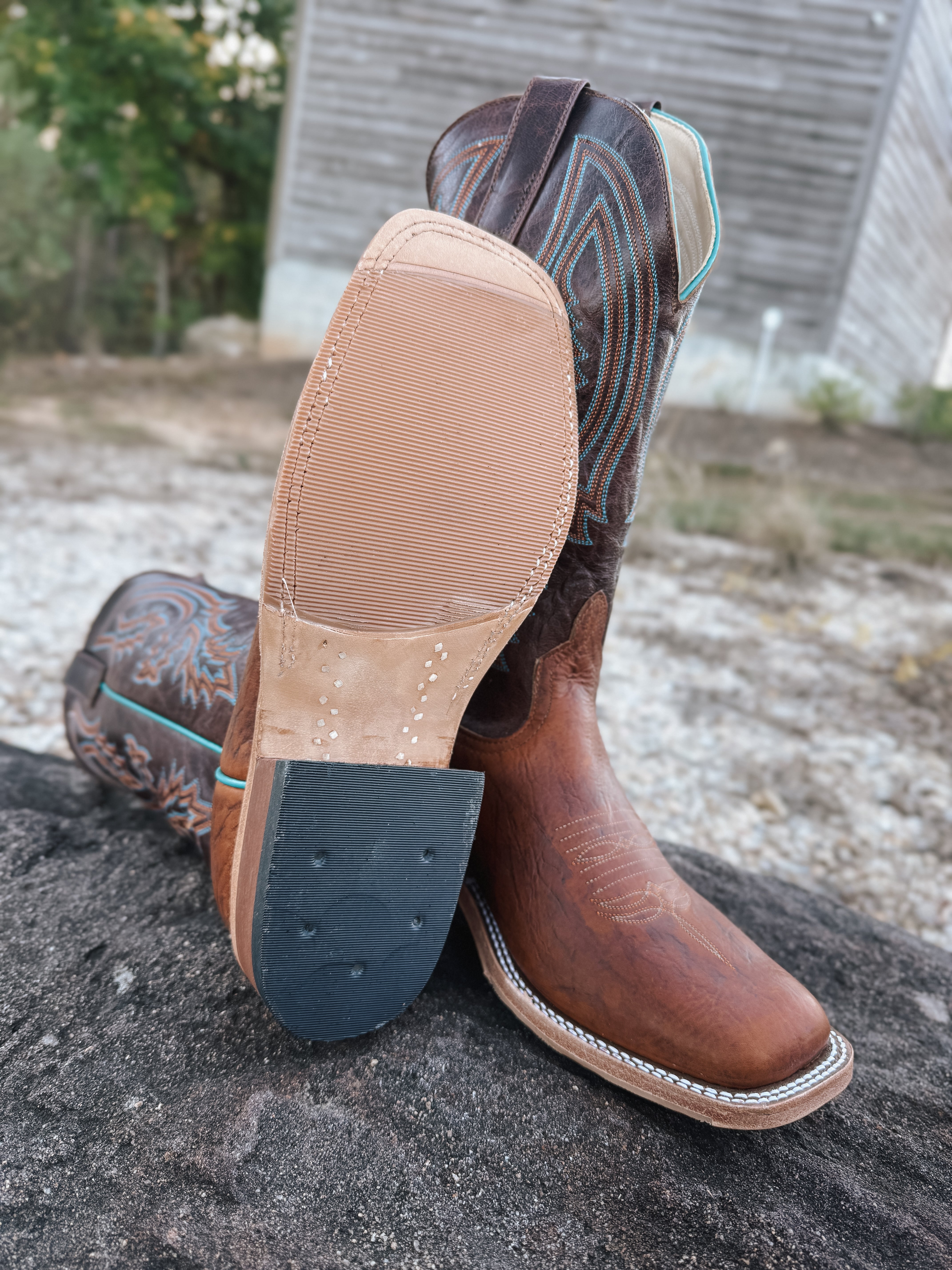 anderson bean tobacco yeti S1106 leather construction Anderson Bean' Men's 13" Western