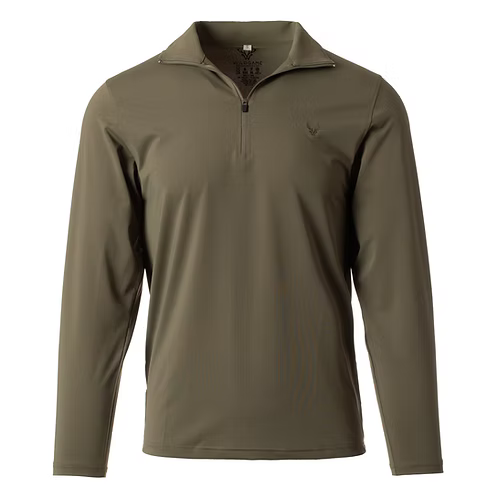 Fieldstone | WILDGAME Sierra Quarter Zip in Green