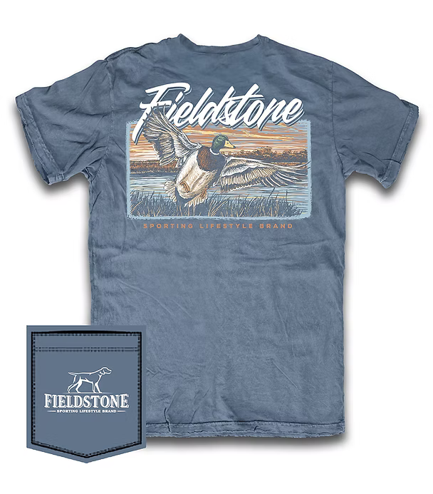 Fieldstone Morning Flight T-Shirt in Denim