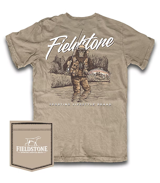 Fieldstone Gone Fishing T-Shirt in Sand