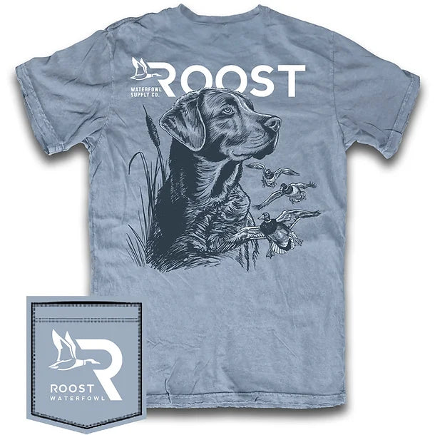 Roost Monotone Lab T-Shirt in Saltwater