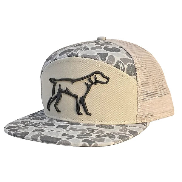 Fieldstone Backwoods Camo 7 Panel 3D Puff Cap