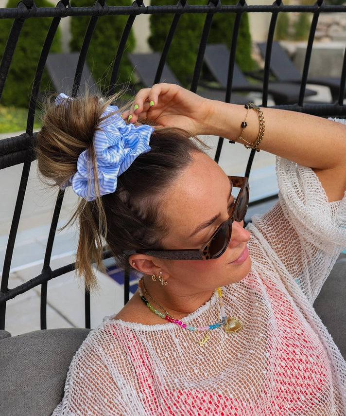 Kaxi Poolside Satin Jumbo Scrunchie