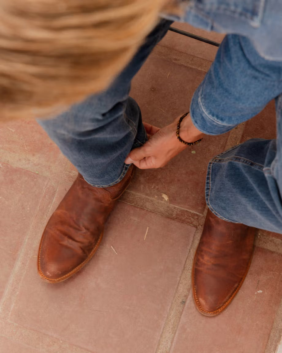 Tecovas Men's The Earl Goat Roper Boots