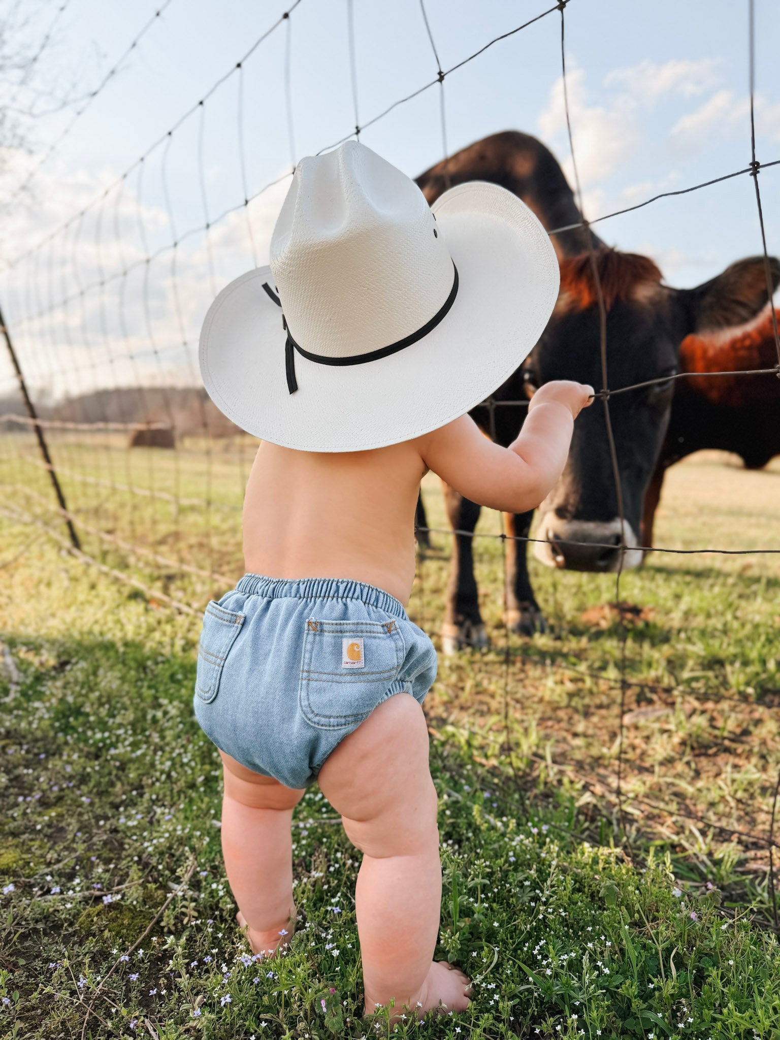 Carhartt Infant Rugged Flex Denim Diaper Cover