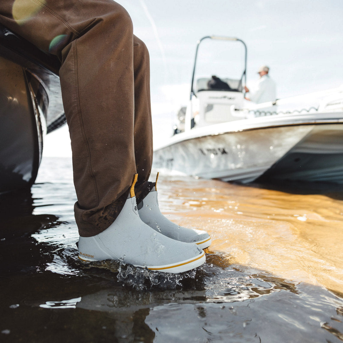 Lacrosse Men's Alpha Duck Boots in Wild Dove