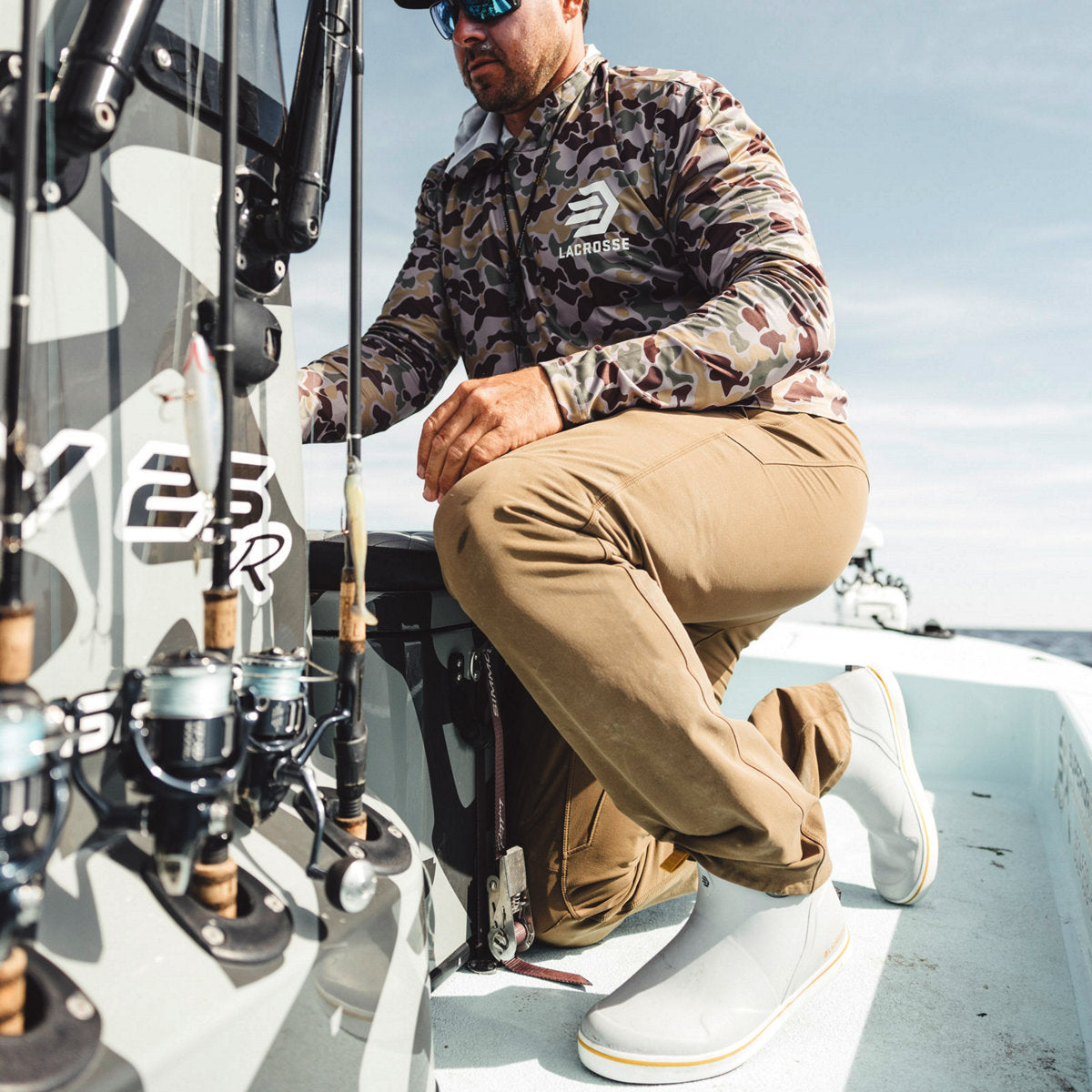 Lacrosse Men's Alpha Duck Boots in Wild Dove