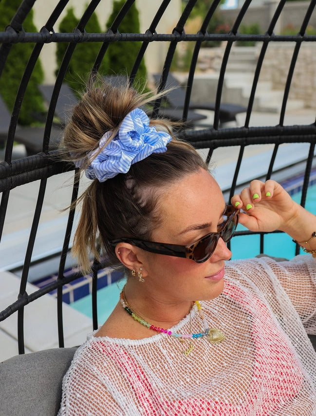 Kaxi Poolside Satin Jumbo Scrunchie