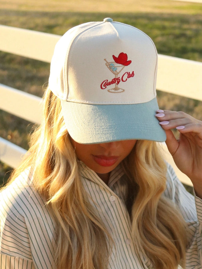 Country Club Martini Trucker Cap