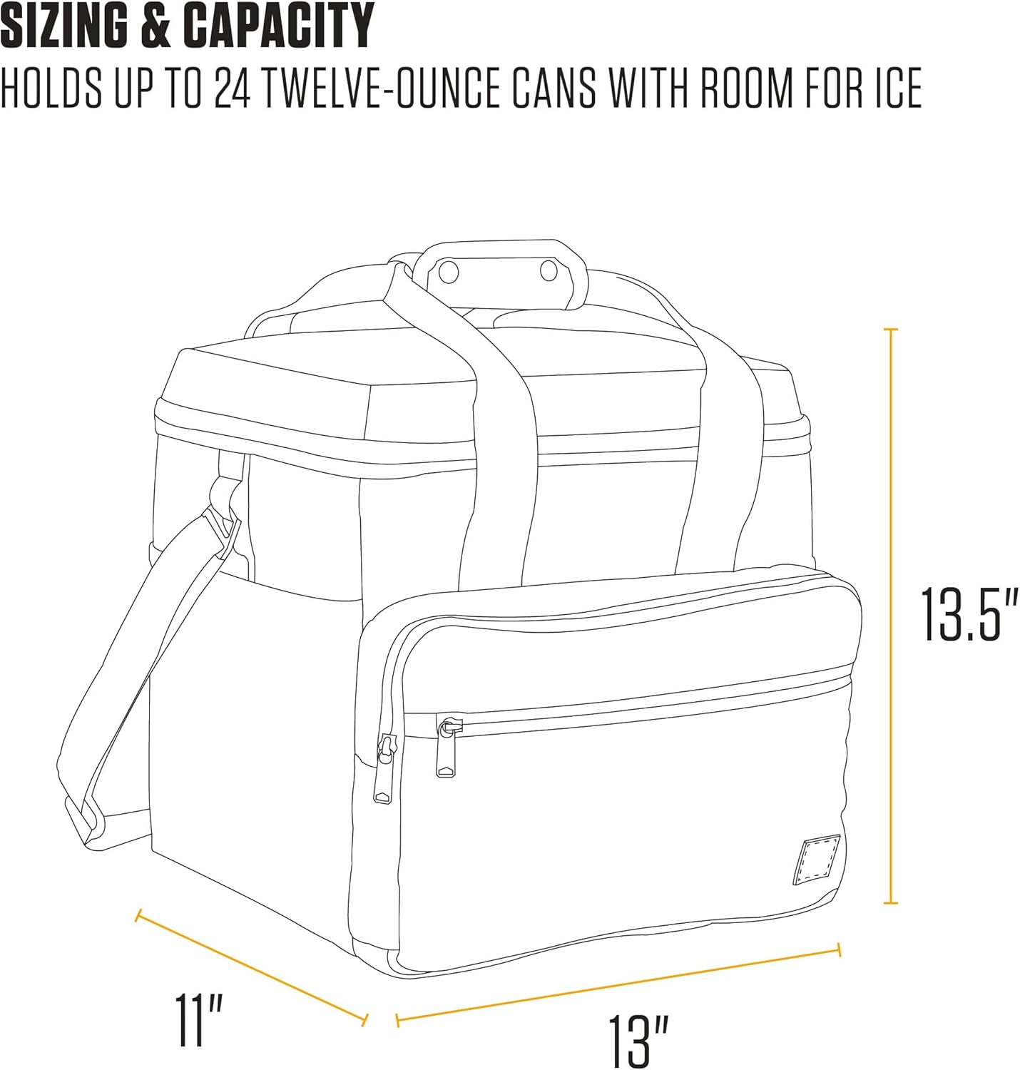 Carhartt Cold Front 24 Can Cooler in Olive