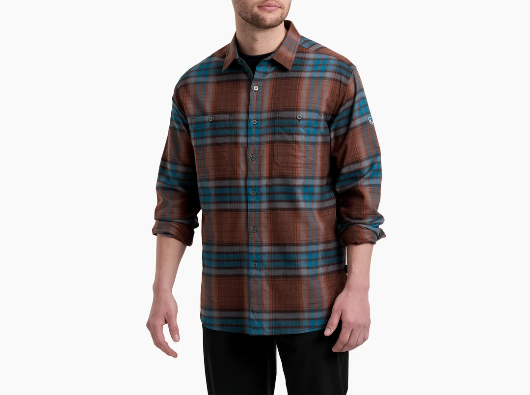 Kuhl Men's Fugitive Flannel in Bonfire