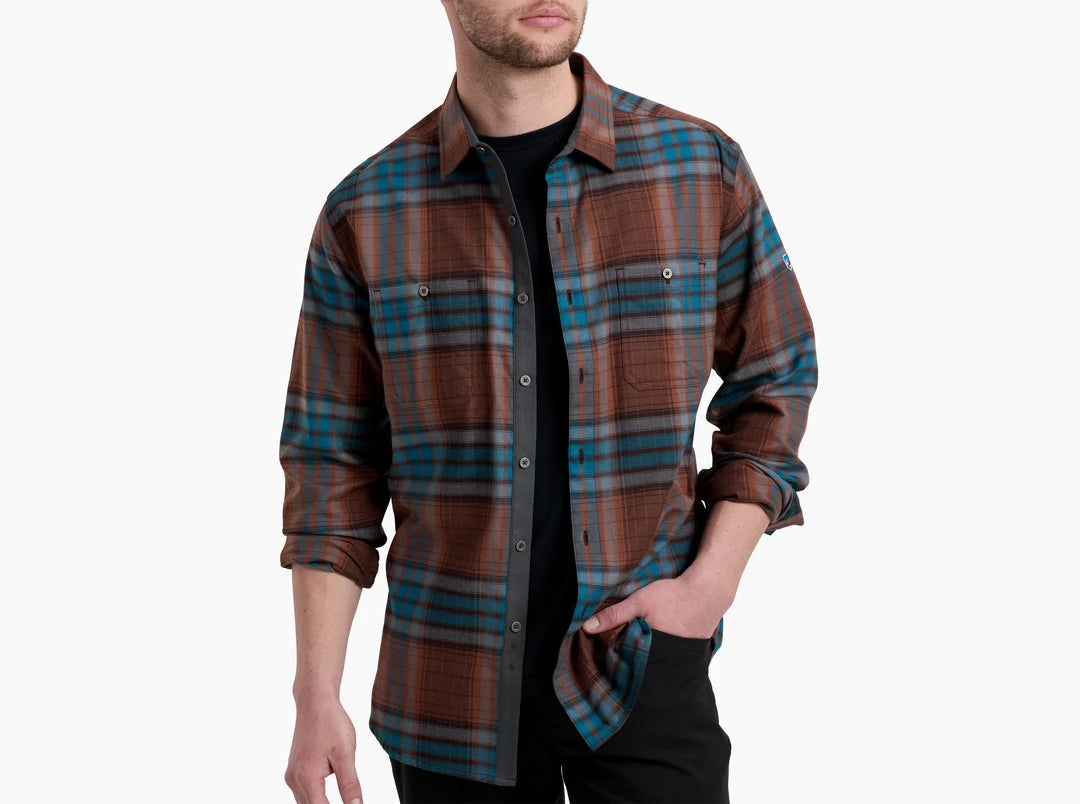 Kuhl Men's Fugitive Flannel in Bonfire
