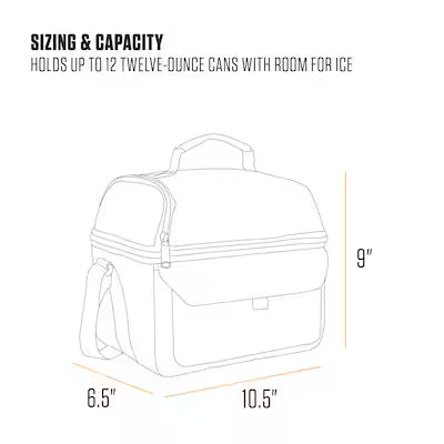 Carhartt Insulated 12 Can Lunch Cooler in Brown