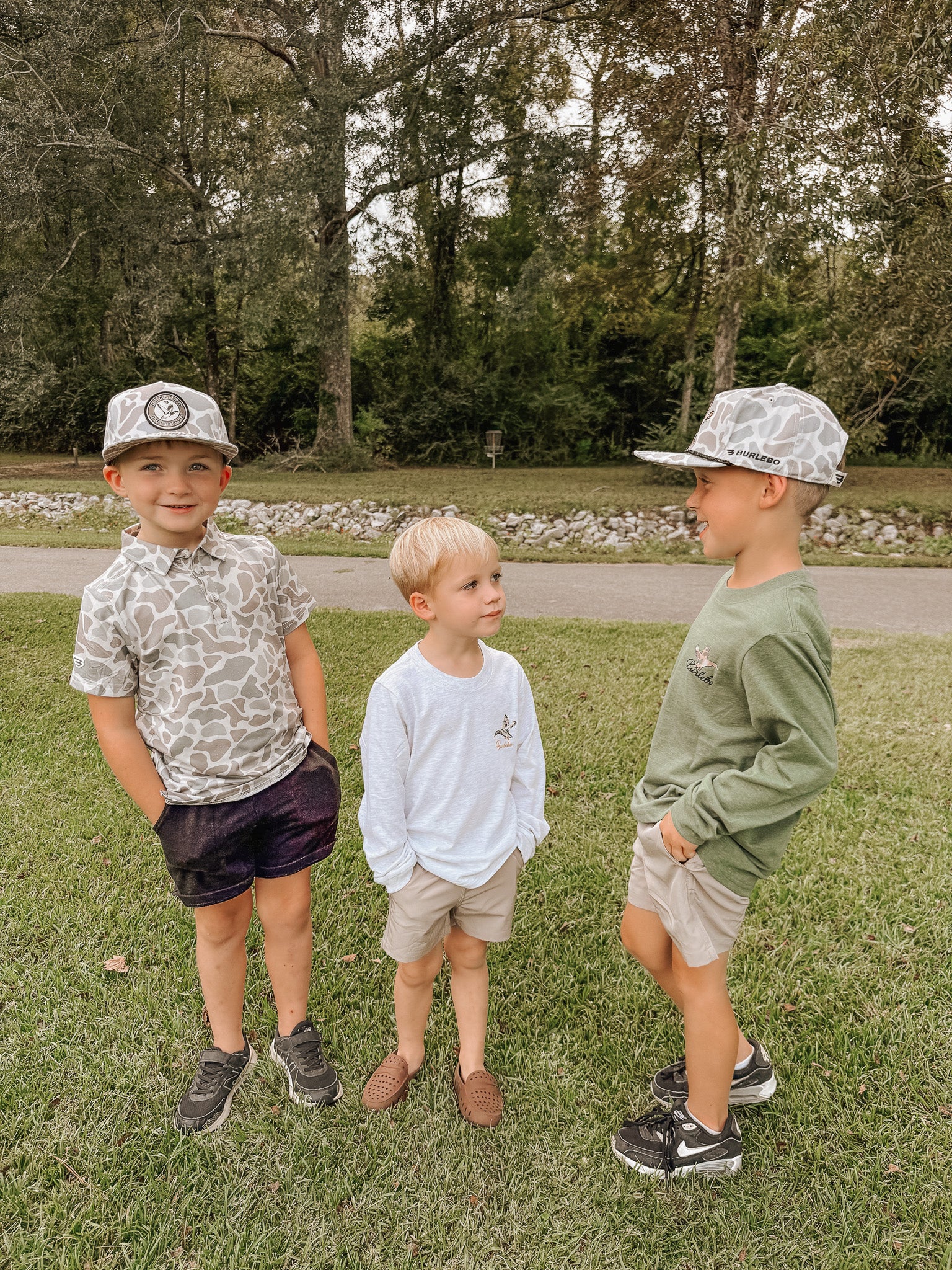 Burlebo Youth Circle Mallard Hat in Classic Deer Camo