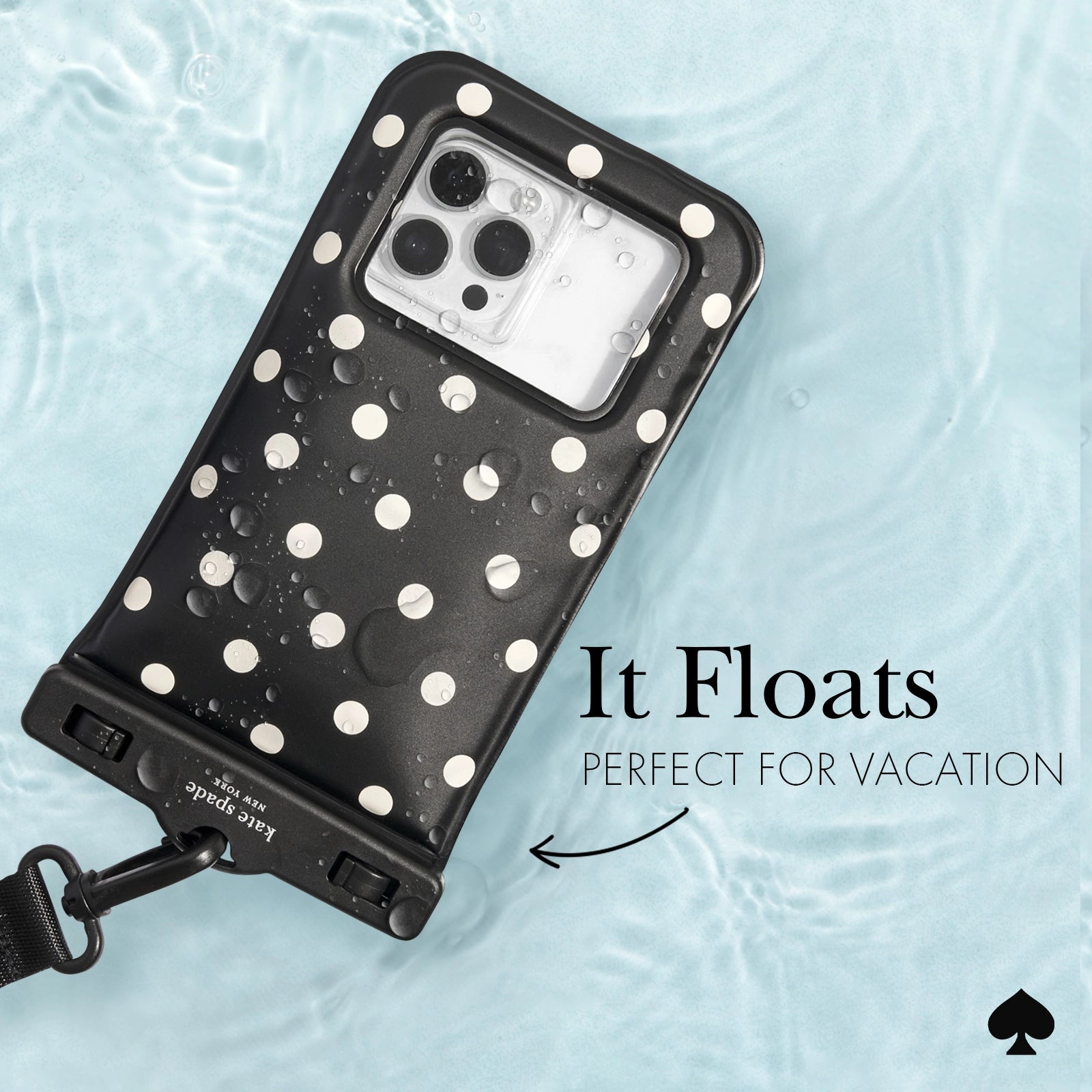 Kate Spade Waterproof Phone Pouch - Polka Dot