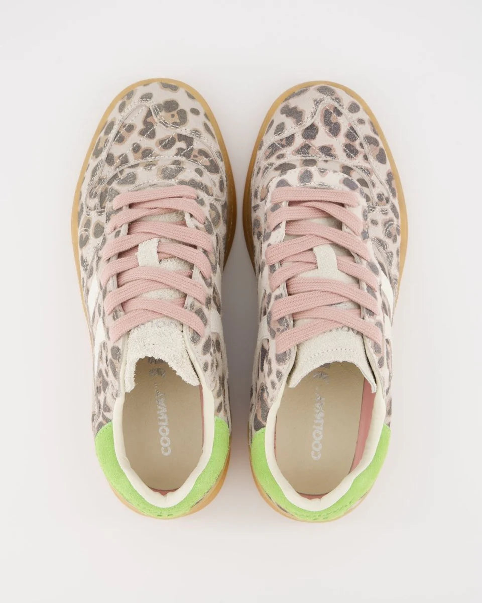 Coolway Women's Goal Sneakers | Light Leo