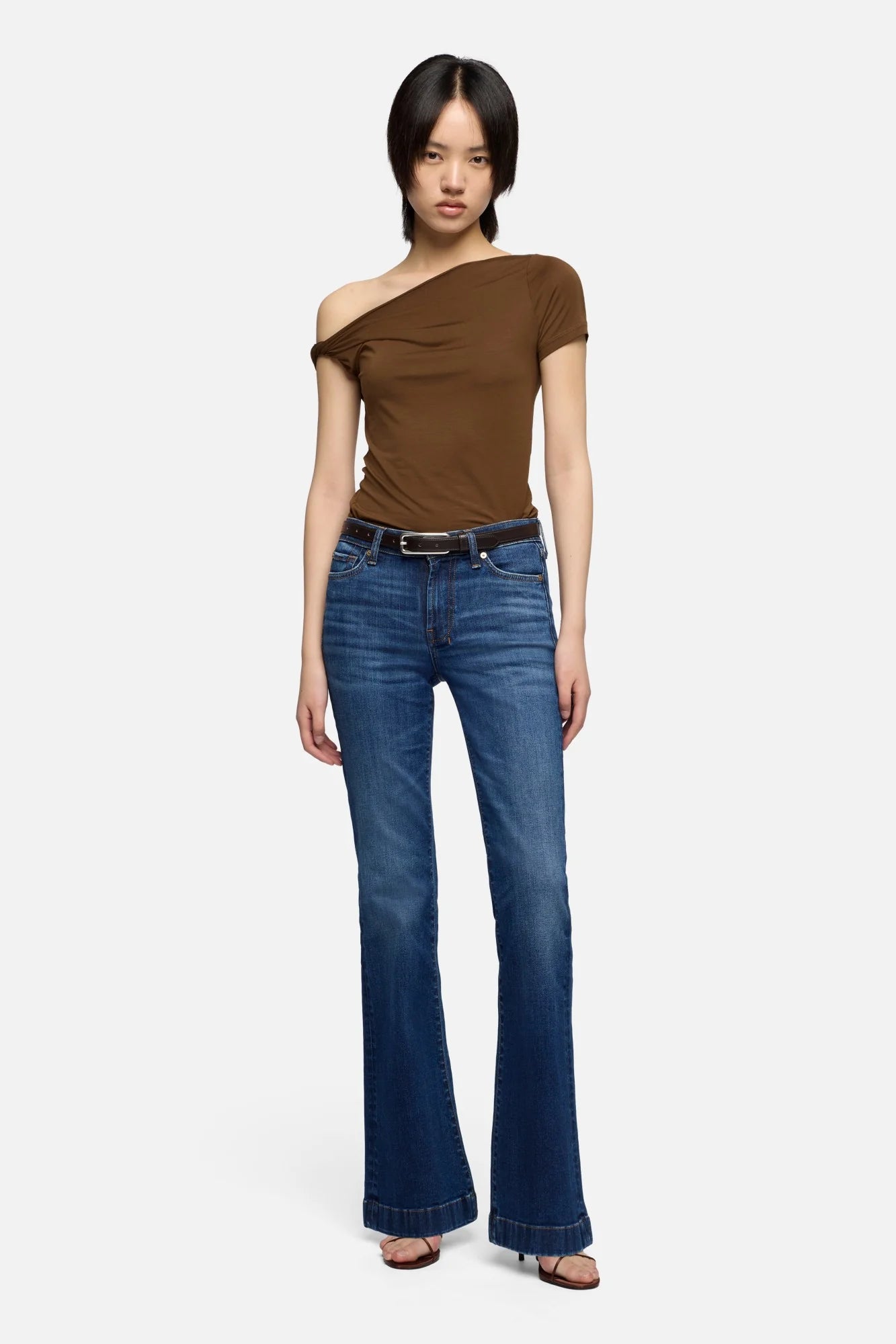 7 For All Mankind DOJO Slim Illusion Trouser Stretch Jeans | Loom | 34"