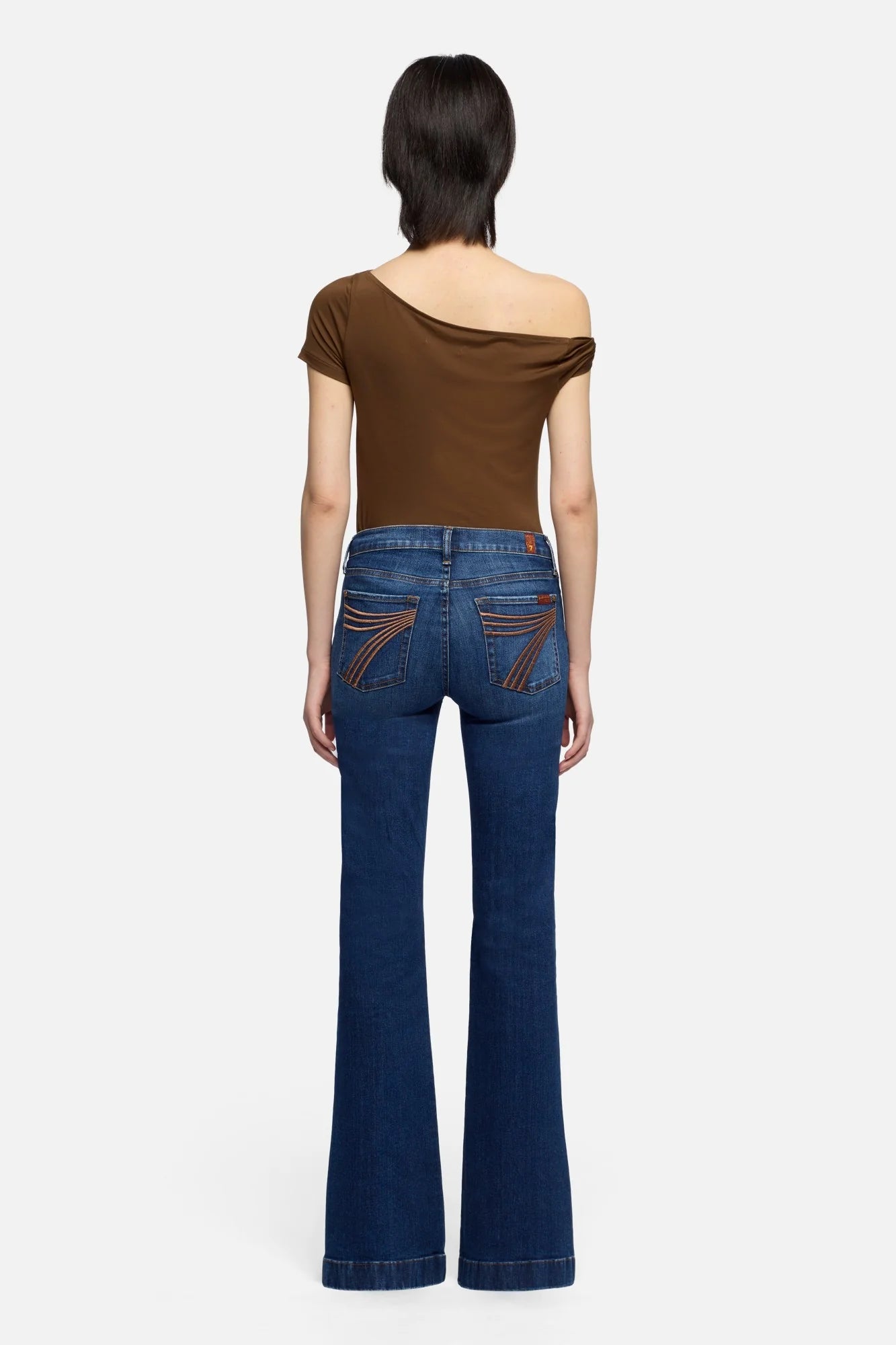 7 For All Mankind DOJO Slim Illusion Trouser Stretch Jeans | Loom | 34"