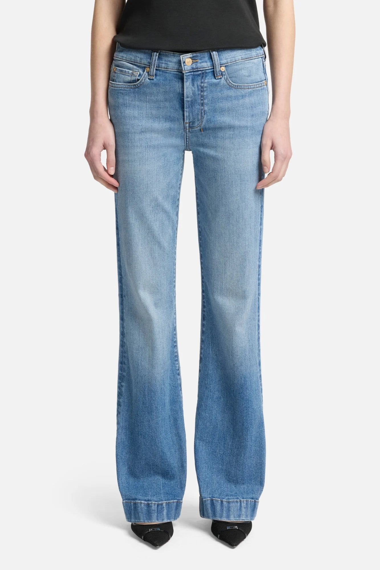 7 For All Mankind DOJO Slim Illusion Trouser Stretch Jeans | Pine | 32" & 34"