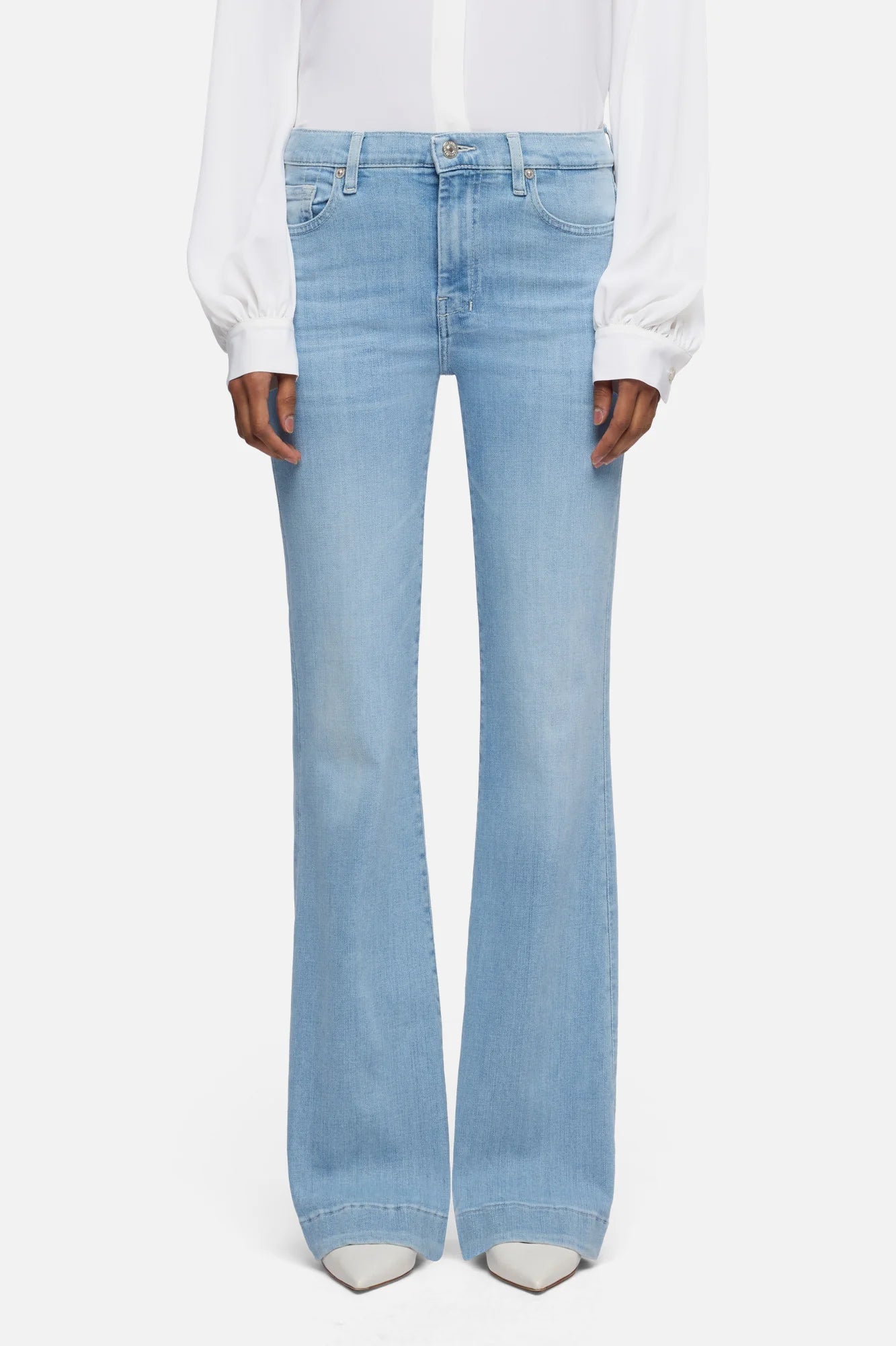 7 For All Mankind DOJO Slim Illusion Flare Jeans | Indigo Bloom | 32" & 36"