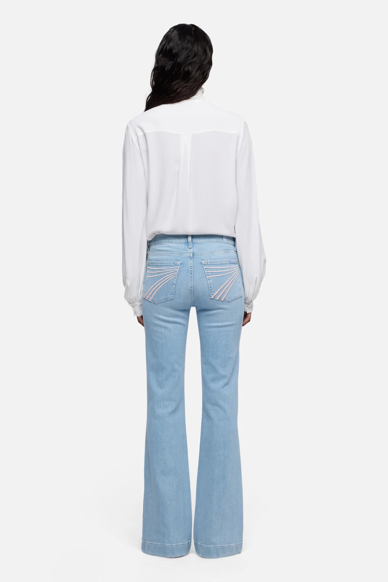 7 For All Mankind DOJO Slim Illusion Flare Jeans | Indigo Bloom | 32" & 36"