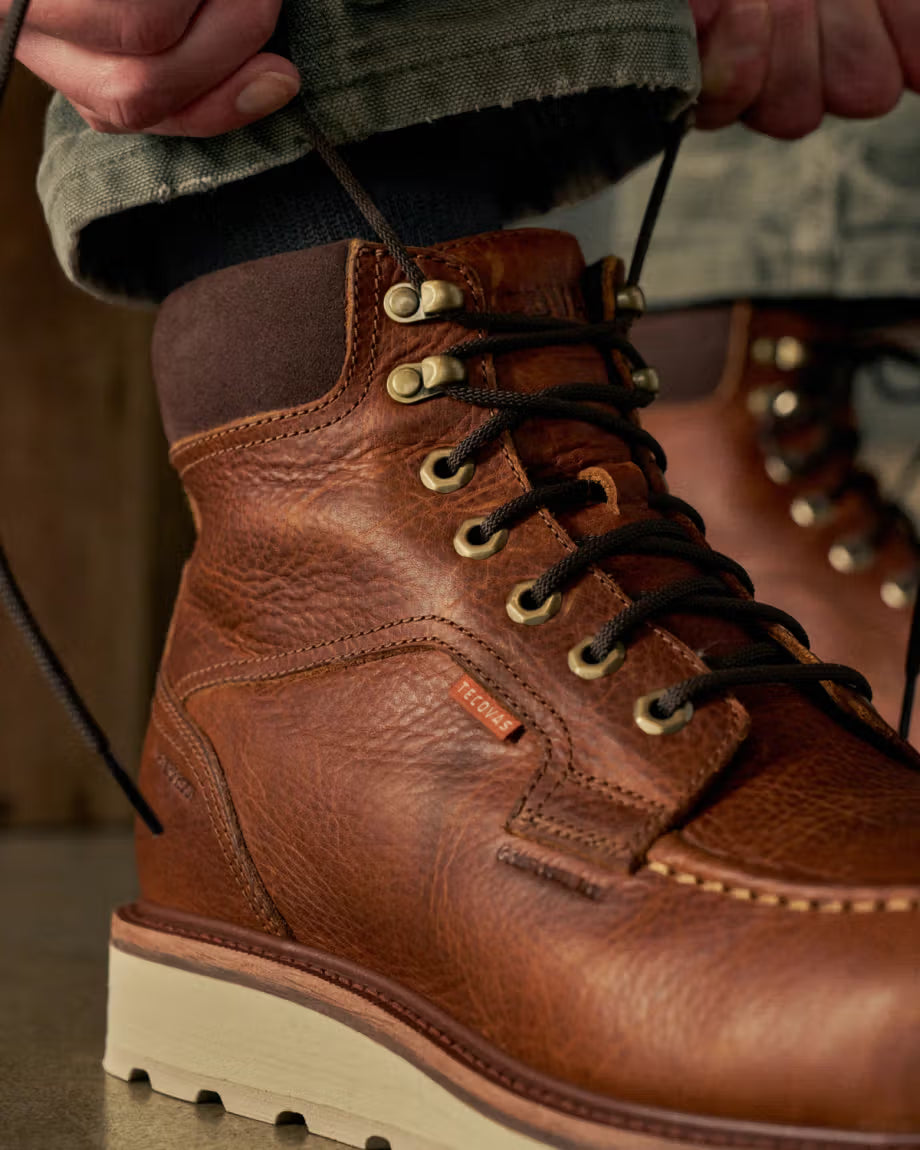 Tecovas Men's LongHaul Waterproof Moc Composite Toe Work Boots