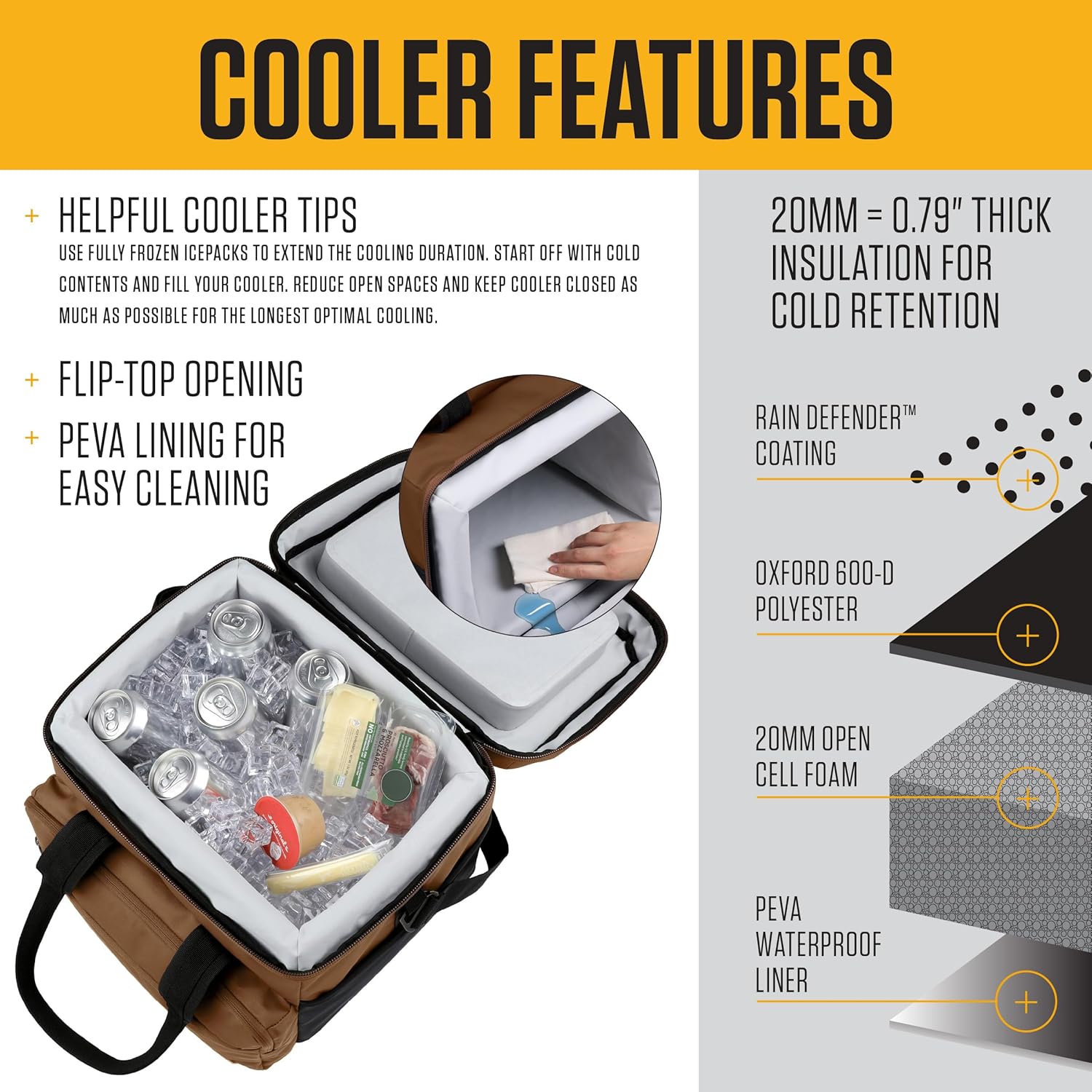 Carhartt Cold Front 24 Can Cooler in Olive