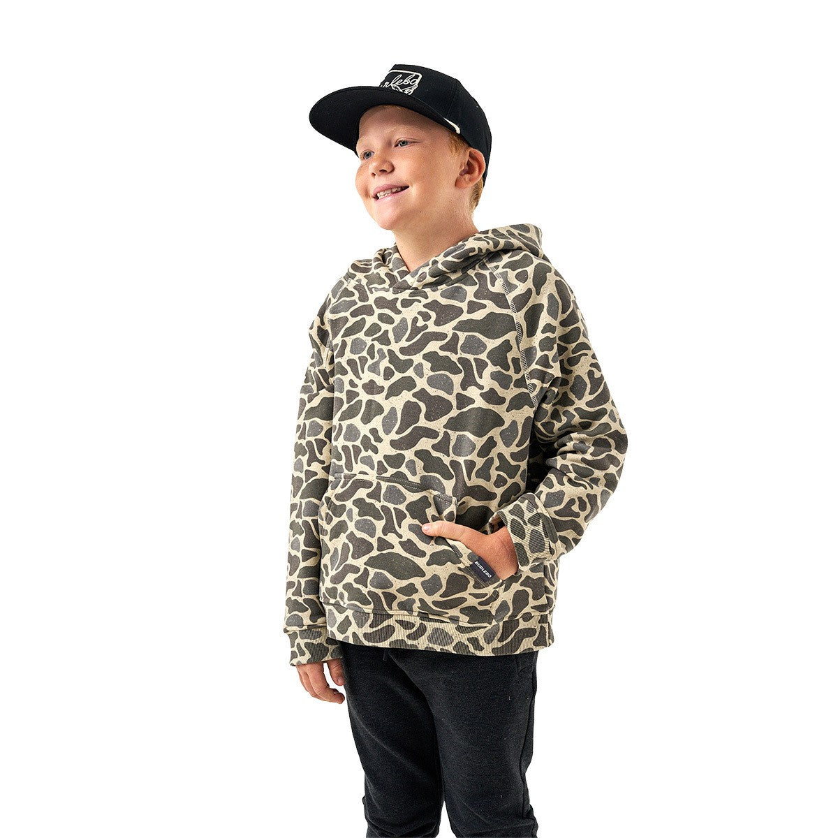 Kids' Burlebo Classic Deer Camo Fleece Hoodie