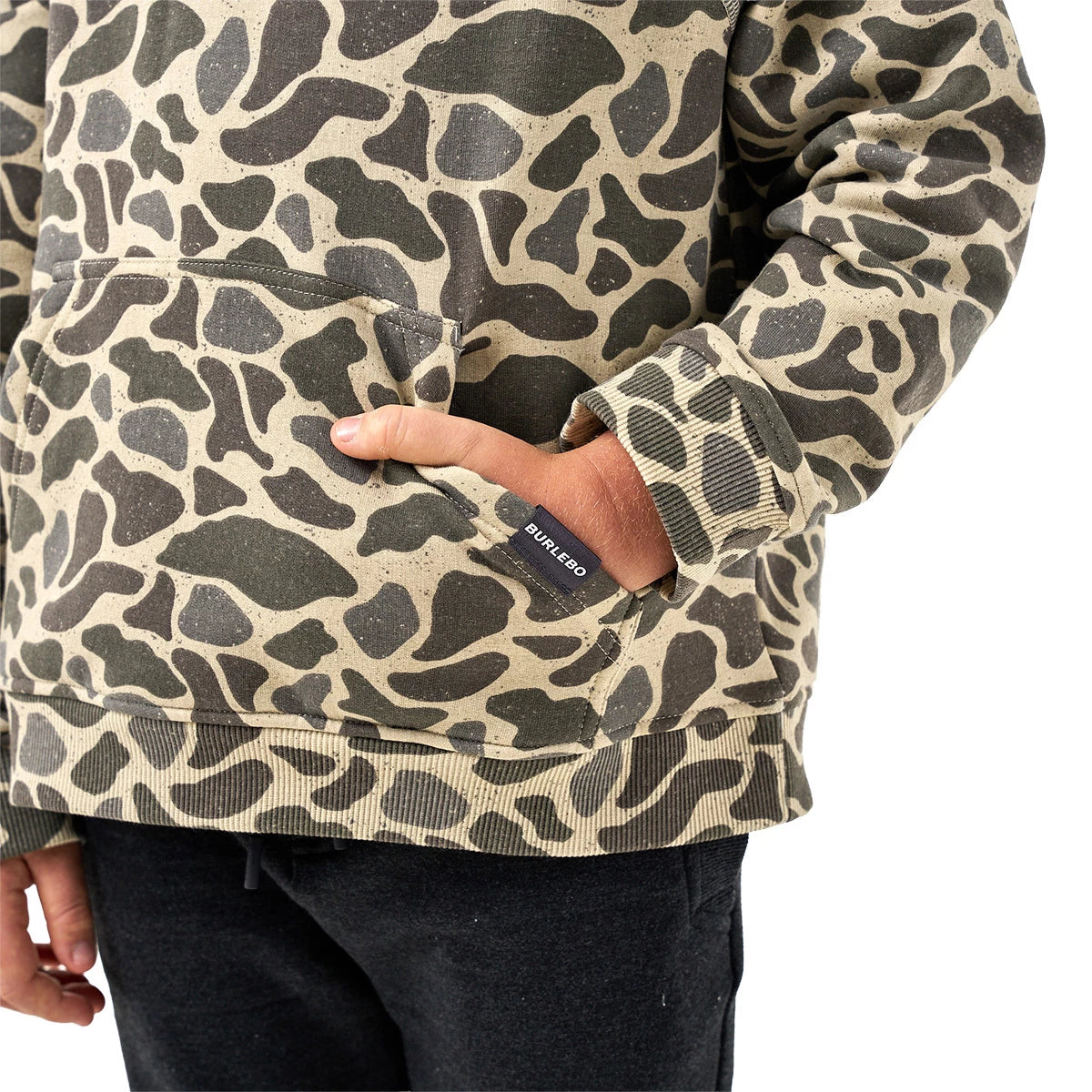 Kids' Burlebo Classic Deer Camo Fleece Hoodie