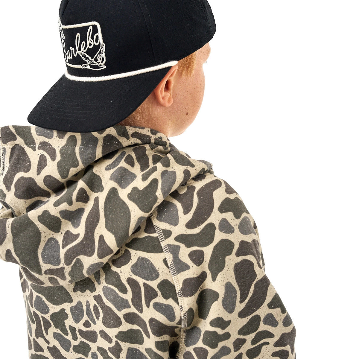 Kids' Burlebo Classic Deer Camo Fleece Hoodie