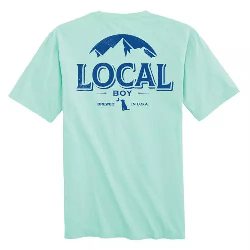 Local Boy Distressed Latte T-Shirt