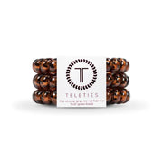 Teleties Spiral Hair Coils | Large | Tortoise Hair Ties