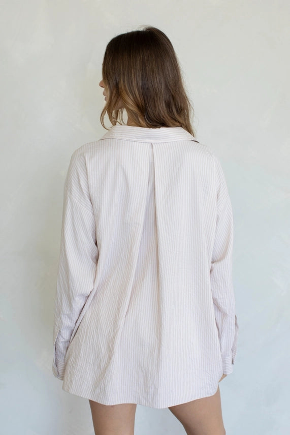 Easy Days Button Up Top