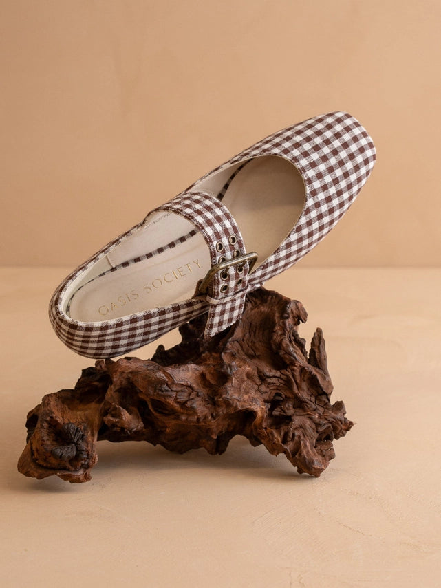 Gingham Girl Ballet Flats