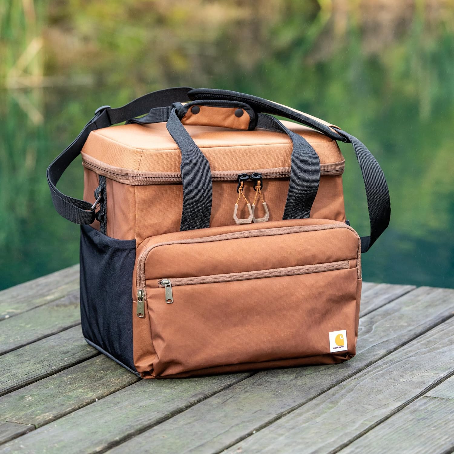 Carhartt Cold Front 24 Can Cooler in Brown