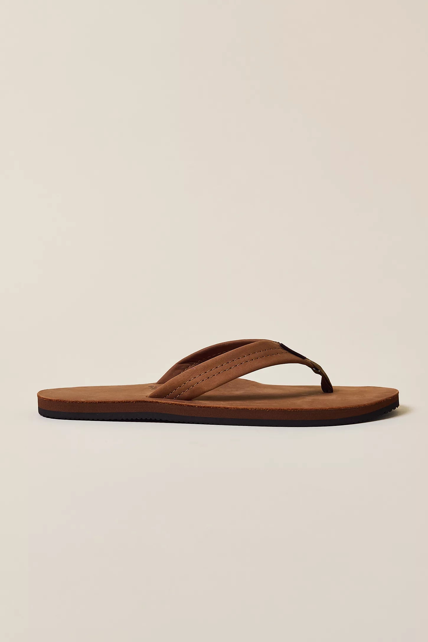 Rainbow Sandals | Men's Single Layer Premier Leather Sandals in Redwood