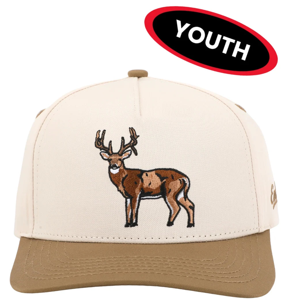 Embry Outdoors | Youth Buck Hat - Cream/Tan