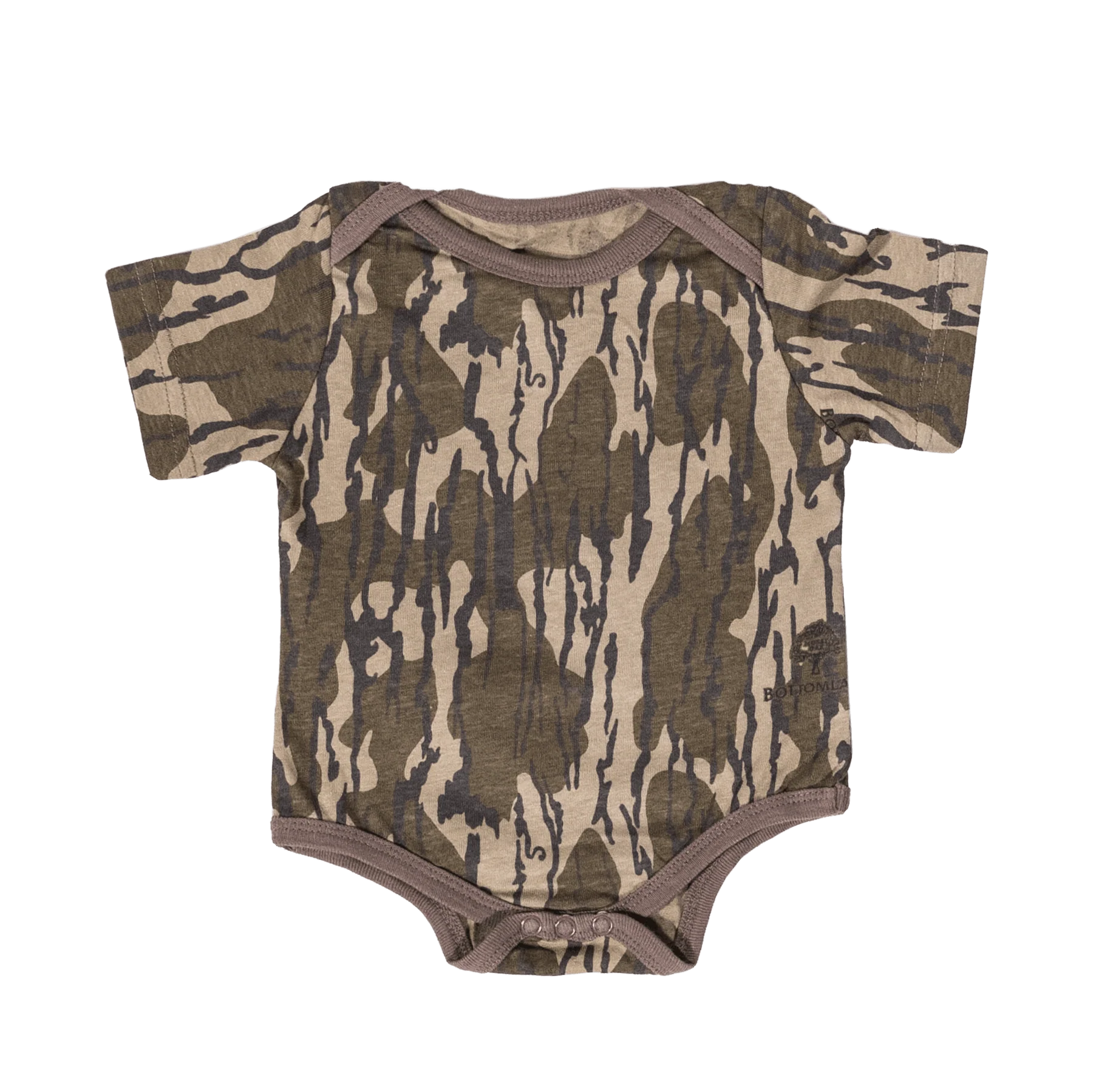 Mossy Oak Cotton Mill Infant Diaper Shirt in Bottomland