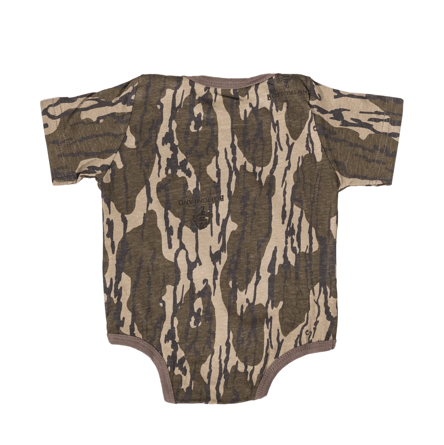 Mossy Oak Cotton Mill Infant Diaper Shirt in Bottomland