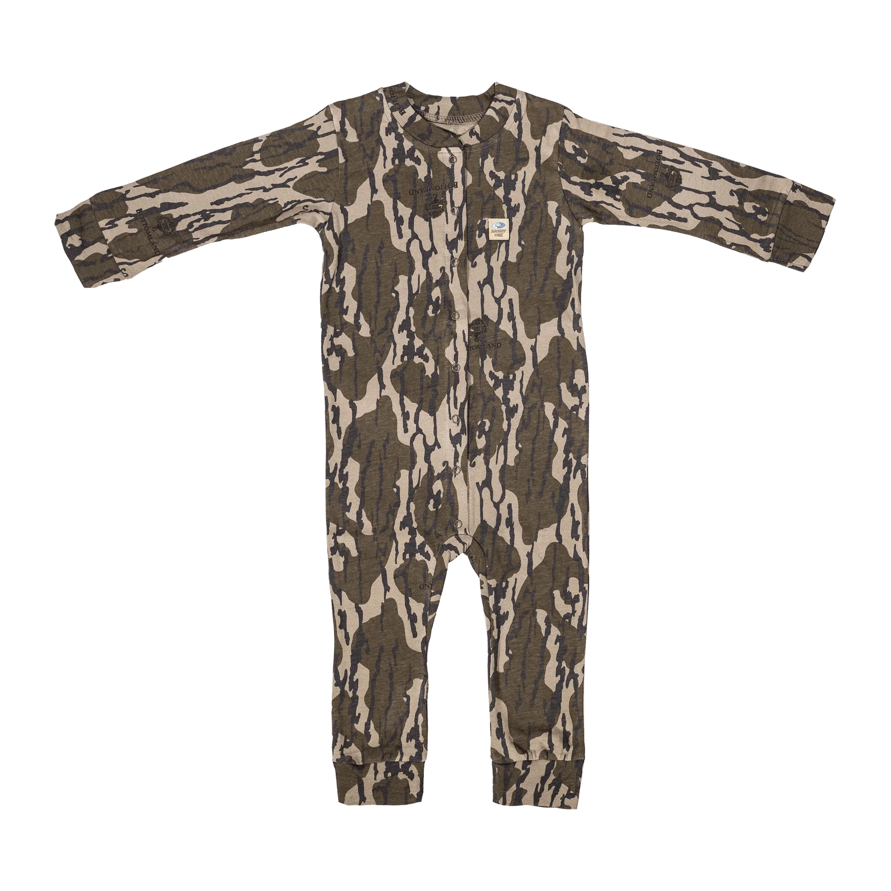 Mossy Oak Cotton Mill Infant Diaper Shirt in Bottomland